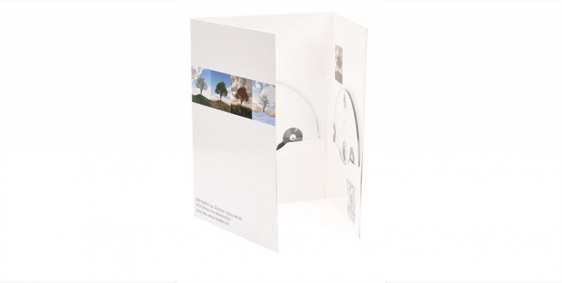 DVD Digifle 6seitig mit 3 Schlitzen als 360 Grad Ansicht