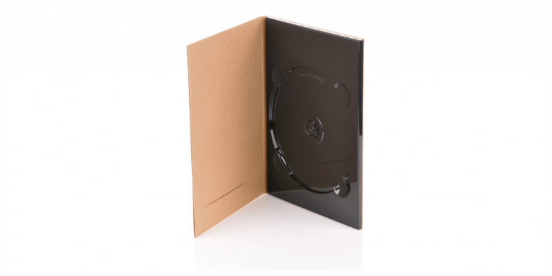 DVD Digipack 4seitig aus Recycling Karton